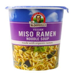 Dr. McDougall's Ramen Vegano Sopa Miso - 54g (1.9 oz) - Sabor Autêntico e Saudável