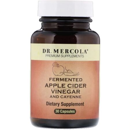 Dr. Mercola Fermented Apple Cider Vinegar and Cayenne -- 30 Capsules