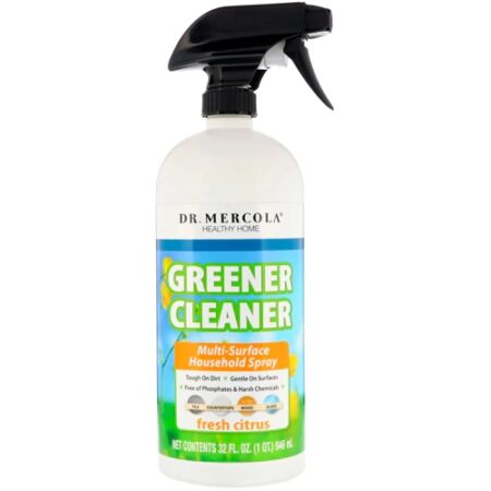 Dr. Mercola Greener Cleaner Multi-Surface Household Spray Fresh Citrus -- 32 fl oz