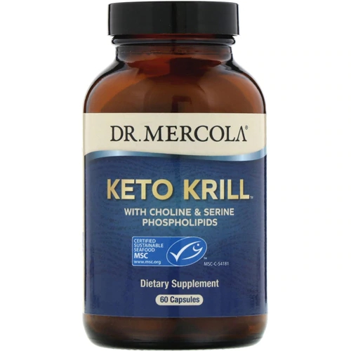 Dr. Mercola Keto Krill Oil - 60 Cápsulas: O Poder do Óleo de Krill para sua Saúde Cetogênica