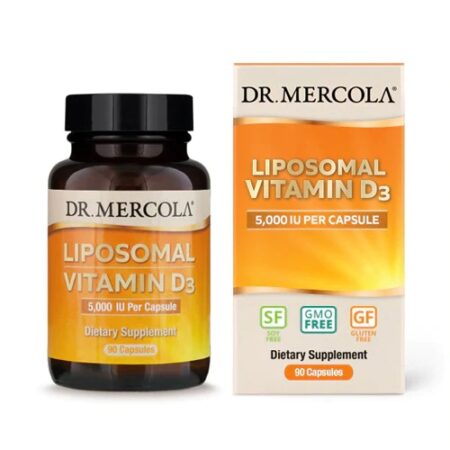 Dr. Mercola Liposomal Vitamin D3 -- 5000 IU - 90 Capsules