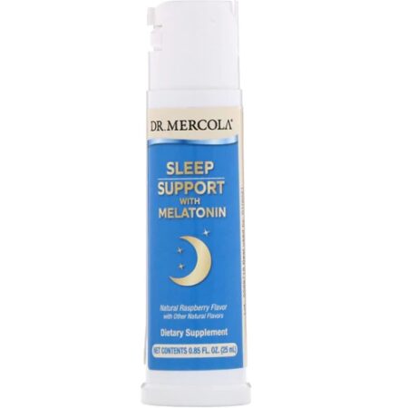 Dr. Mercola Melatonin Sleep Support Natural Raspberry -- 0.85 fl oz