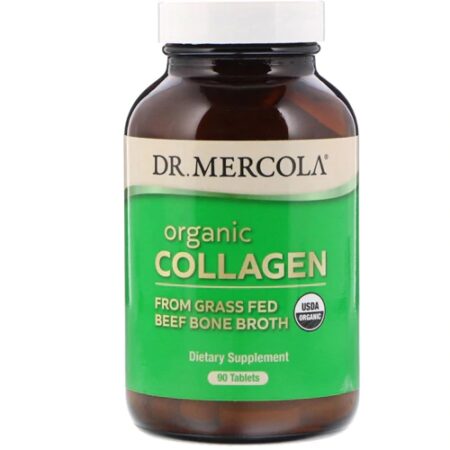 Dr. Mercola Organic Collagen From Grass Fed Beef Bone Broth -- 90 Tablets