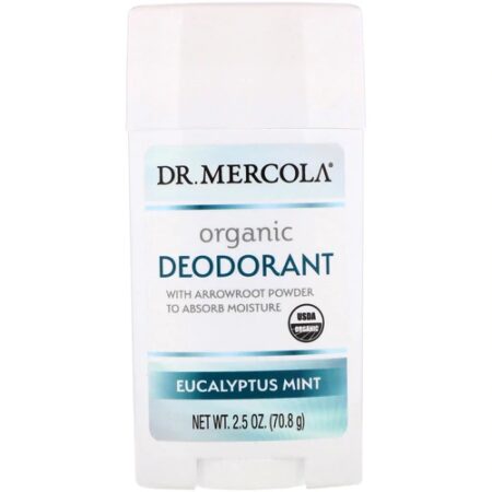 Dr. Mercola Organic Deodorant Eucalyptus Mint -- 2.5 oz