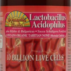 Dynamic Health Lactobacillus Acidophilus Maçã Morango - 473ml (10 Bilhões de Células)