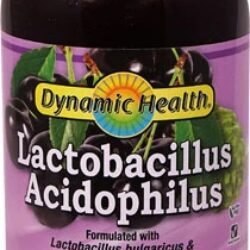 Lactobacillus Acidophilus Black Cherry Dynamic Health - 473ml com 10 Bilhões de Células