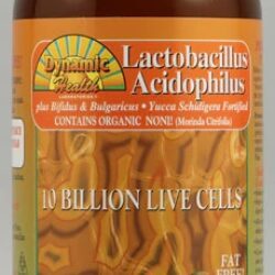 Dynamic Health Lactobacillus Acidophilus com Papaia – 10 Bilhões de Células – 473ml