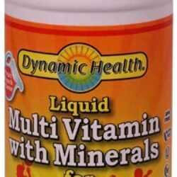 Vitamina Líquida Multivitamínica com Minerais Dynamic Health para Crianças - 237ml