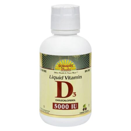 Dynamic Health Liquid Vitamin D3 Cherry -- 5000 IU - 16 fl oz