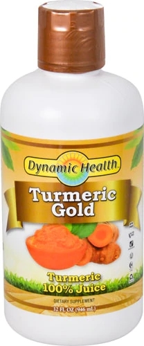 Dynamic Health Cúrcuma Gold 32 fl oz (946ml) - Potência e Bem-Estar Natural