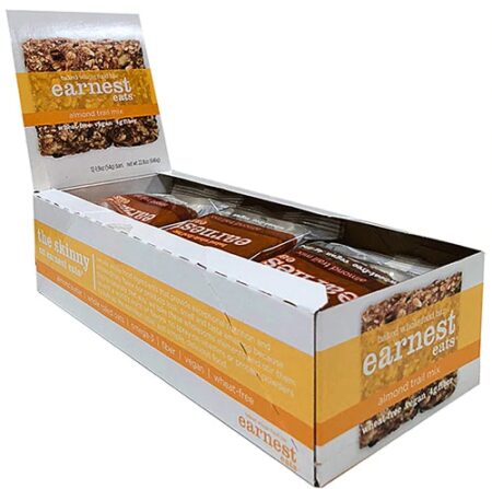 Earnest Eats Baked Whole Food Bar Vegan Almond Trail Mix -- 12 Bars