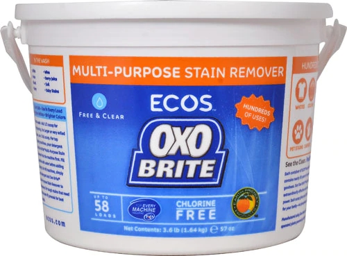 Ecos Oxo Brite para Roupas e Remoção de Manchas - Livre de Alergênicos - 1.63kg