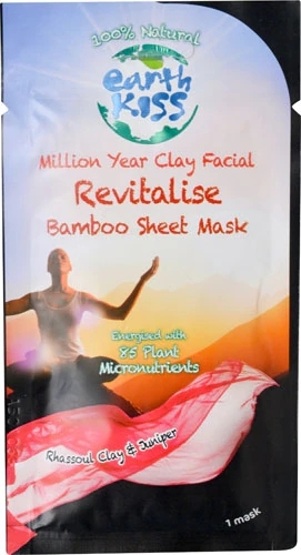 Máscara Facial Argila Milenar Earth Kiss Revitalizante Bambu 17g - Pele Radiante
