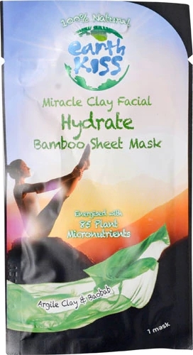 Máscara Facial Hidratante com Argila e Bambu Earth Kiss - 16.7g