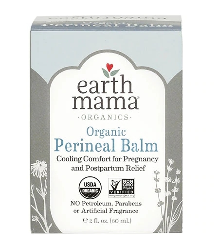 Alívio Pós-Parto: Balm Perineal Orgânico Earth Mama - 59ml - Calmante Natural