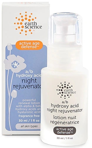 Earth Science Active Age Defense A B Hydroxy Acid Rejuvenescedor Noturno 30ml - Pele Renovada