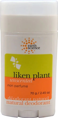 Desodorante Natural Earth Science Liken Plant Sem Perfume - 71g (2.5 oz)
