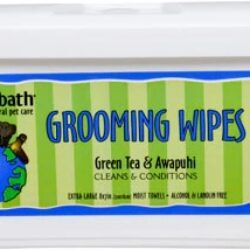 Lenços de Banho Earthbath Chá Verde e Awapuhi para Cães e Gatos - 100 Unidades