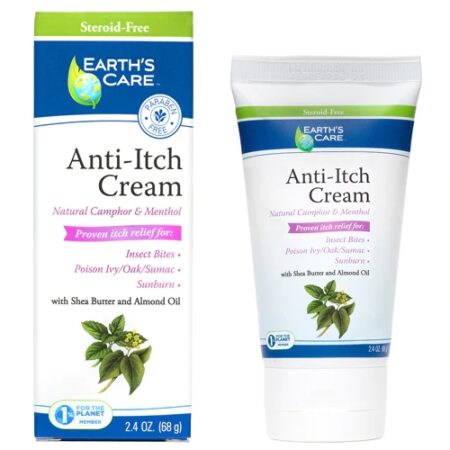 Earth's Care Anti-Itch Cream -- 2.4 oz