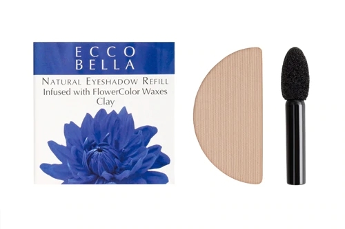 Sombra Natural Ecco Bella FlowerColor Refil Clay - 1.4g: Beleza Pura e Saudável