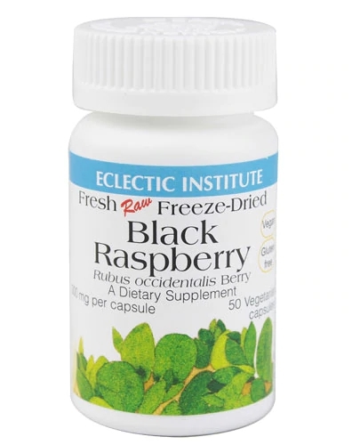 Eclectic Institute Extrato de Amora Negra (Black Raspberry) 300mg - 50 Cápsulas Vegetarianas