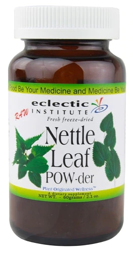 Pó de Folha de Urtiga Eclectic Institute 60g: Saúde Natural e Bem-Estar
