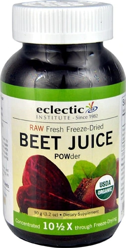Suco de Beterraba Orgânico Cru em Pó Eclectic Institute - 91g: Potência Natural para Sua Saúde