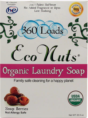 Sabão Líquido Ecológico Eco Nuts Orgânico 360 Lavagens Sem Perfume - 582g