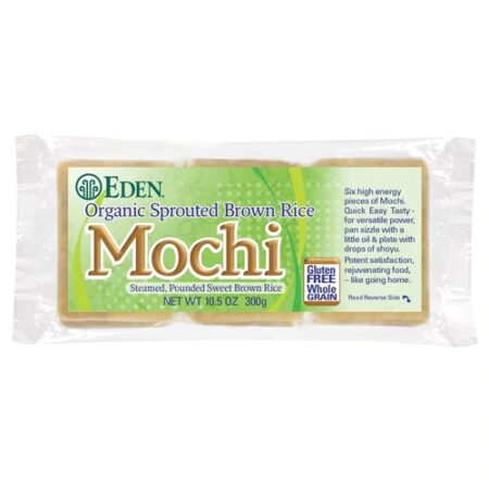 Eden Foods Organic Sprouted Brown Rice Mochi -- 10.5 oz