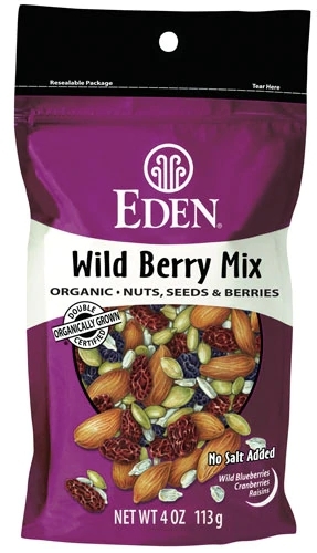 Eden Foods Mix Orgânico de Frutas Silvestres, Nozes e Sementes – 113g