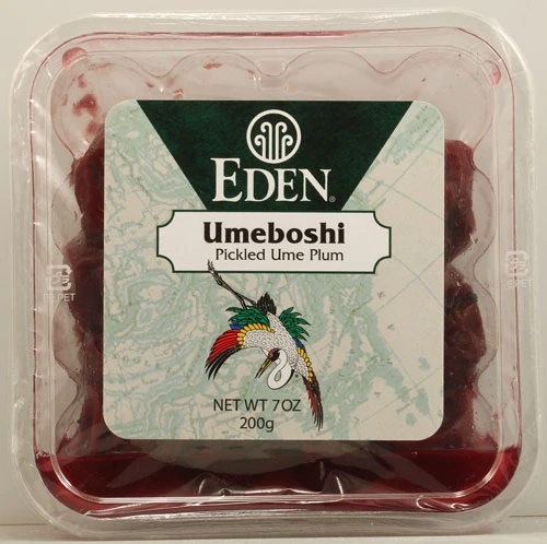Eden Foods Umeboshi Ameixa Ume em Conserva - 198g - Sabor Autêntico Japonês