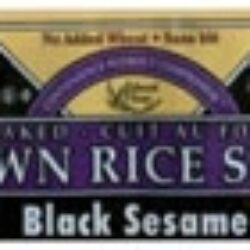 Edward & Sons Brown Rice Snaps Arroz Integral com Gergelim Preto Sem Glúten 100g