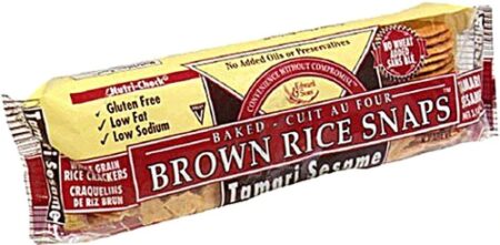 Edward & Sons Brown Rice Snaps Gluten Free Tamari Sesame -- 3.5 oz