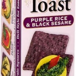 Edward & Sons Biscoito de Arroz Roxo com Gergelim Preto Sem Glúten - 64g