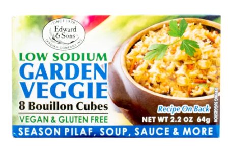 Edward & Sons Low Sodium Veggie Cubes Gluten Free -- 2.2 oz