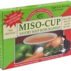Edward & Sons Miso-Cup Soup Gluten Free Seaweed - 4 Pack Sopa de Miso Instantânea e Saudável