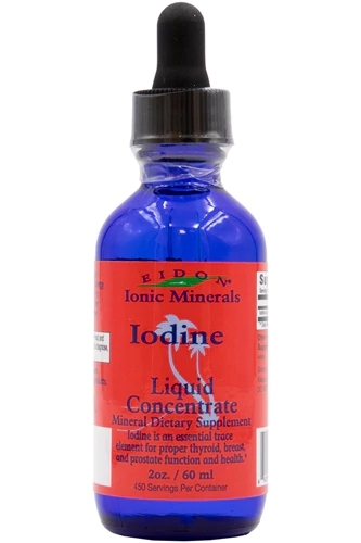Concentrado Líquido de Minerais Iônicos de Iodo Eidon – 59ml (2 fl oz) | Suplemento Essencial para Saúde
