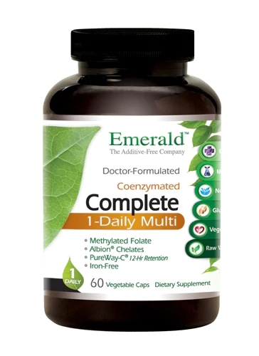 Emerald Labs 1-Daily Complete Multi Vitaminas - 60 Cápsulas Vegetais