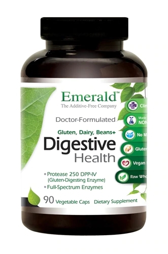 Emerald Labs Digestive Health - 90 Cápsulas Vegetais para Saúde Digestiva Intestinal