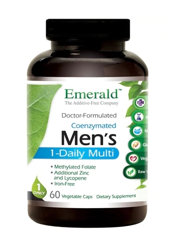 Multivitamínico Masculino Emerald Labs 1-Daily - 60 Cápsulas Vegetais