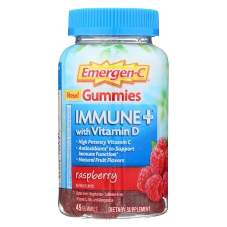 Emergen-C Immune Plus® Gummies Raspberry -- 45 Gummies