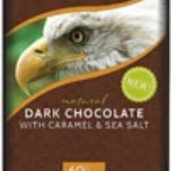 Chocolate Amargo Endangered Species 60% Cacau, Sem Glúten, Caramelo e Sal Marinho - 85g