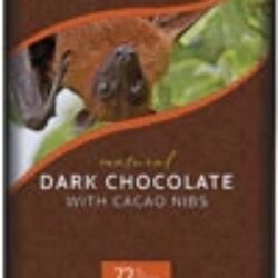Chocolate Amargo Endangered Species 72% Cacau Vegano Sem Glúten com Nibs de Cacau - 85g