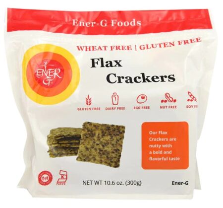 Ener-G Flax Crackers Gluten Free -- 10.6 oz