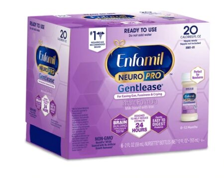 Enfamil NeuroPro Gentlease® Infant Formula Ready-To-Use Bottles -- 2 fl oz Each / Pack of 6