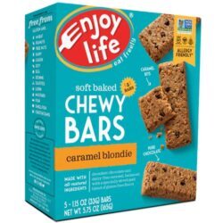 Barras de Caramelo Blondie Enjoy Life Sem Glúten Assadas - 5 Barras (Aprox. 215g)