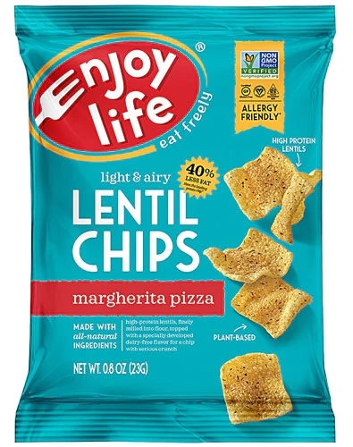 Enjoy Life Lentil Chips Pizza Margherita Sem Glúten - 23g