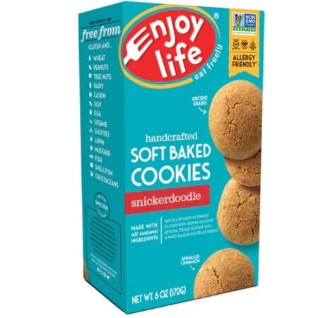 Enjoy Life Soft Baked Cookies Gluten Free Snickerdoodle -- 6 oz