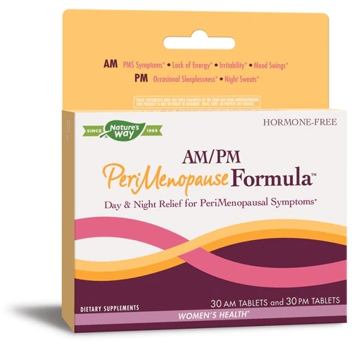 Enzymatic Therapy AM-PM PeriMenopause Formula™ - 60 Comprimidos para Alívio da Menopausa