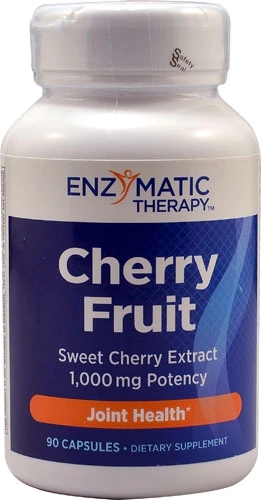 Enzymatic Therapy Cherry Fruit 1000mg - 90 Cápsulas: Potencialize Sua Saúde Naturalmente